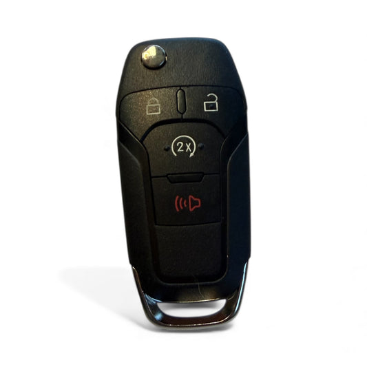 FOR-76  2015-2024 Ford Trucks 4-Button High Security Remote Head Flip Key